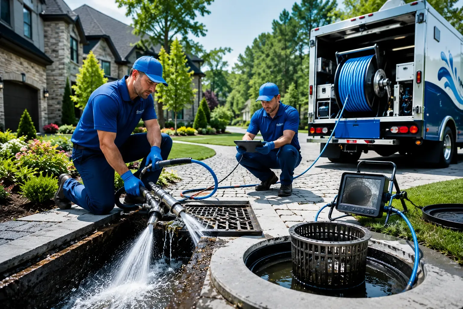 Local outdoor drain cleaning professionals in James City, PA