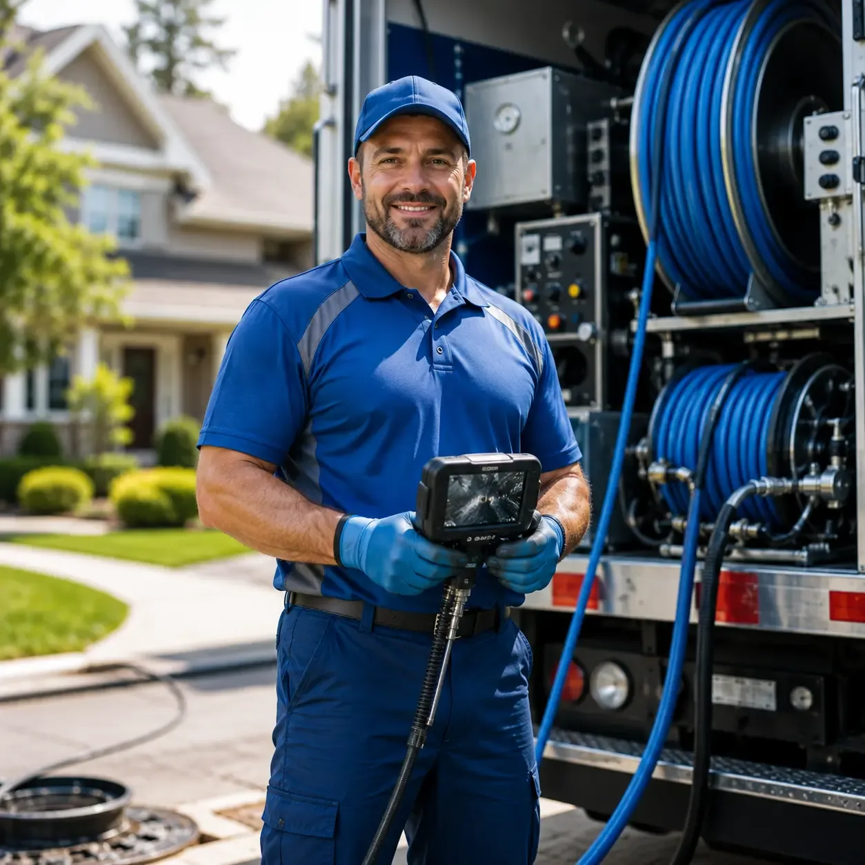 Local outdoor drain cleaning specialists in James City, PA